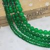 Натуральные темно-зеленые нефритовые круглые каменные бусины для изготовления ювелирных изделий 15 дюймов 4/6/8/10/12 мм