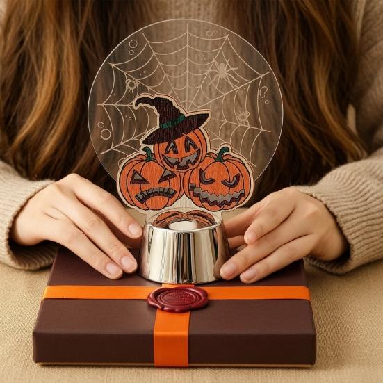 Ночник-тыква Yousheng на Хэллоуин, Креативная светодиодная лампа Jack O Lantern, Жуткий настольный декор для вечеринки, День Святого Валентина