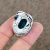 Blue Topaz Genstone Handmade 925 Sterling Silver Jewelry Ring Size 8 KKG-473