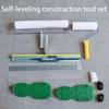Cement Self-leveling Tool Set, Epoxy Floor Coating Roller Long/short Roller Brush, Self-leveling Spike, Construction Tools Floor Construction