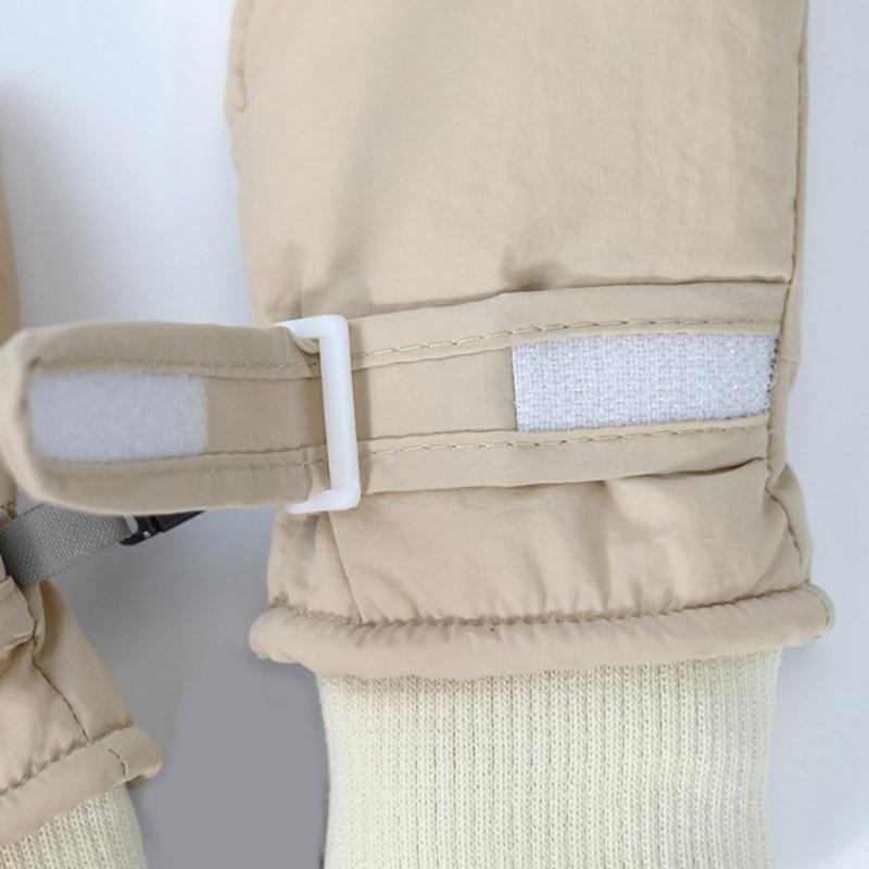 Winter Mittens Warm Snow Gloves Printed Dinosaur Gloves for Boy Girl Students Windproof Thermal Gloves Mitts