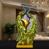 European Style Couple Peacock Creative Home Decor Statue Decoration Resin Handicraft Modern Living