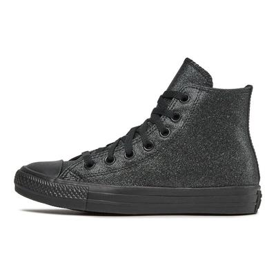 Chuck Taylor All Star HI Удобные Универсальные Нескользящие Прочные Высокие Кеды для Женщин в Черном
