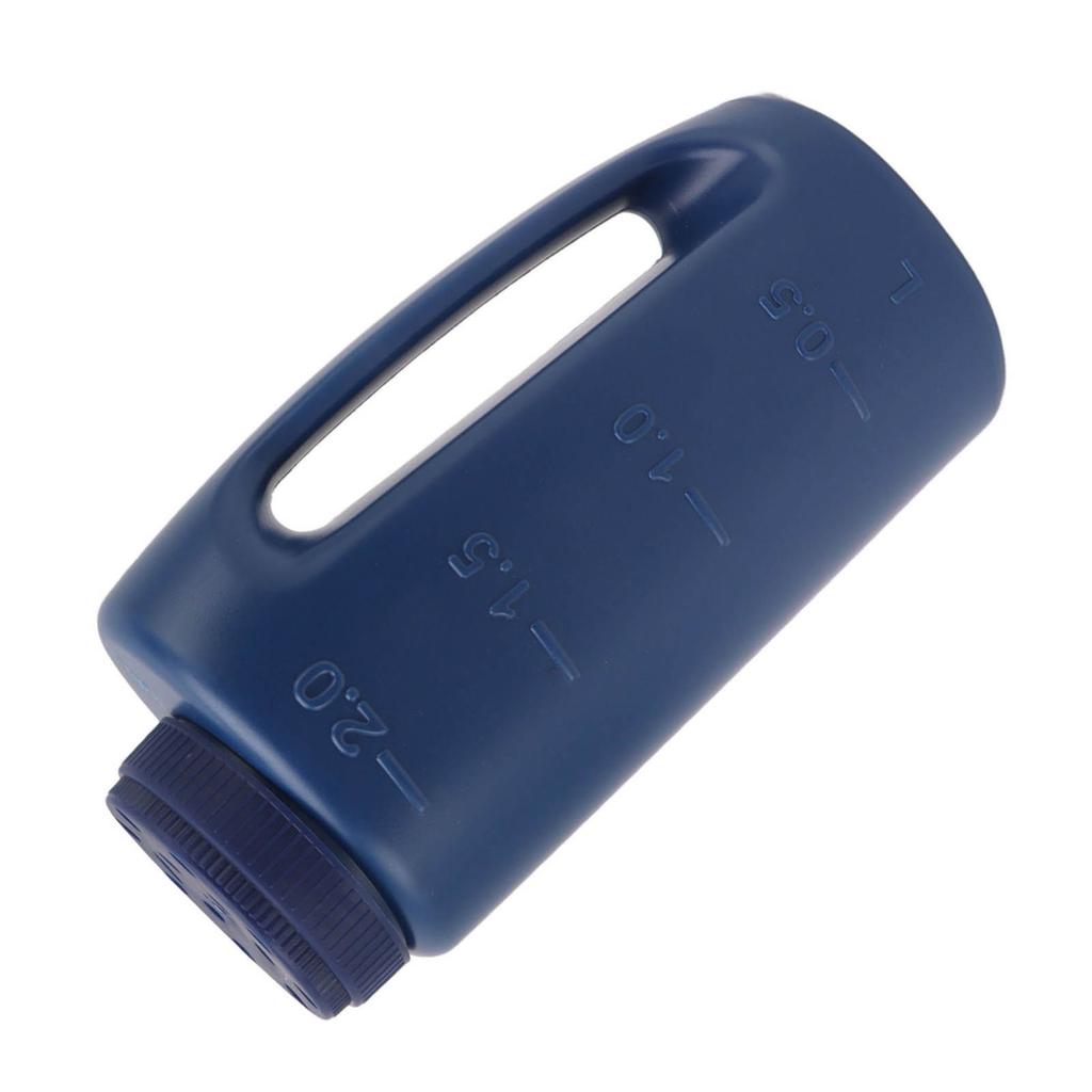 Handheld Fertilizer Spreader Hand Held Grass Seed Spreader Crop Spreading Salt Sowing Pot Blue