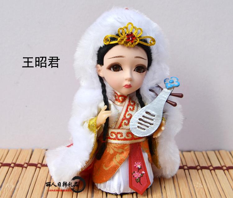 Beijing Tangrenfang Peking Opera Silk Doll, Chinese Traditional Folk Craft Figurine