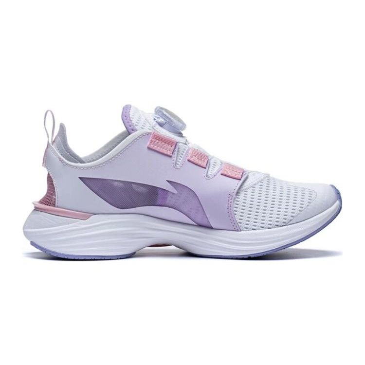 Кроссовки Li Ning Childrens Canglan 2.0 с низким верхом Детские кроссовки Белые Фиолетовые YKFT034-2