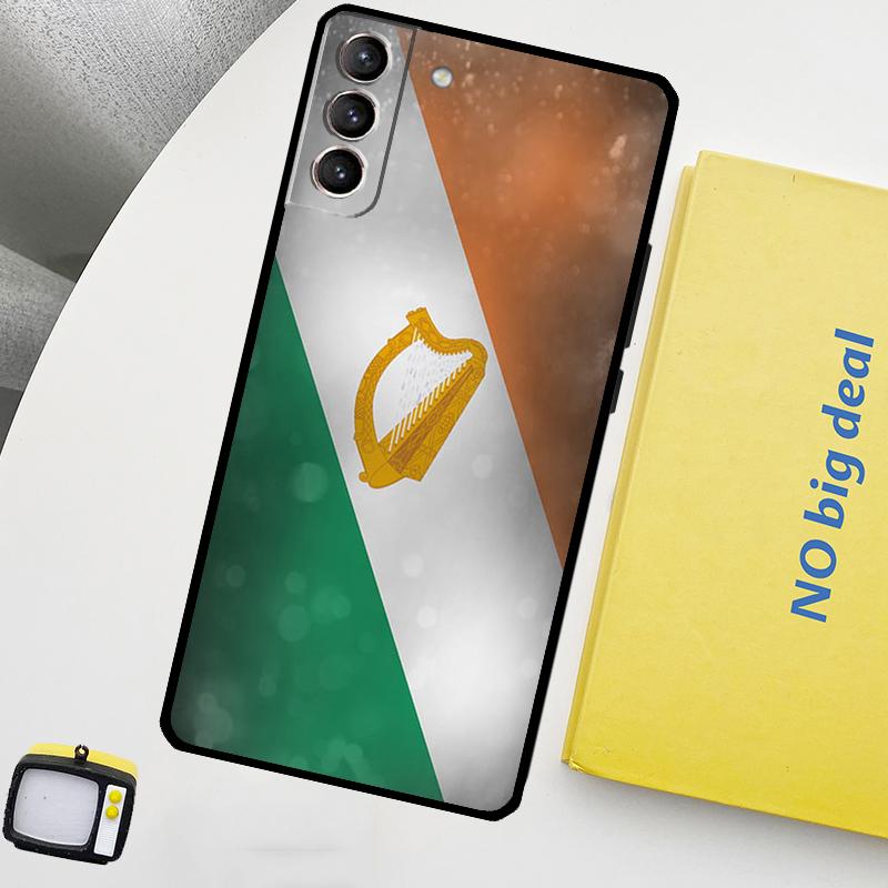 Irish Passport Ireland Flag Phone Case For Samsung Galaxy S25 S24 Ultra S20 S21 S22 S23 Plus S9 S10 S24 FE S25 FE Cover