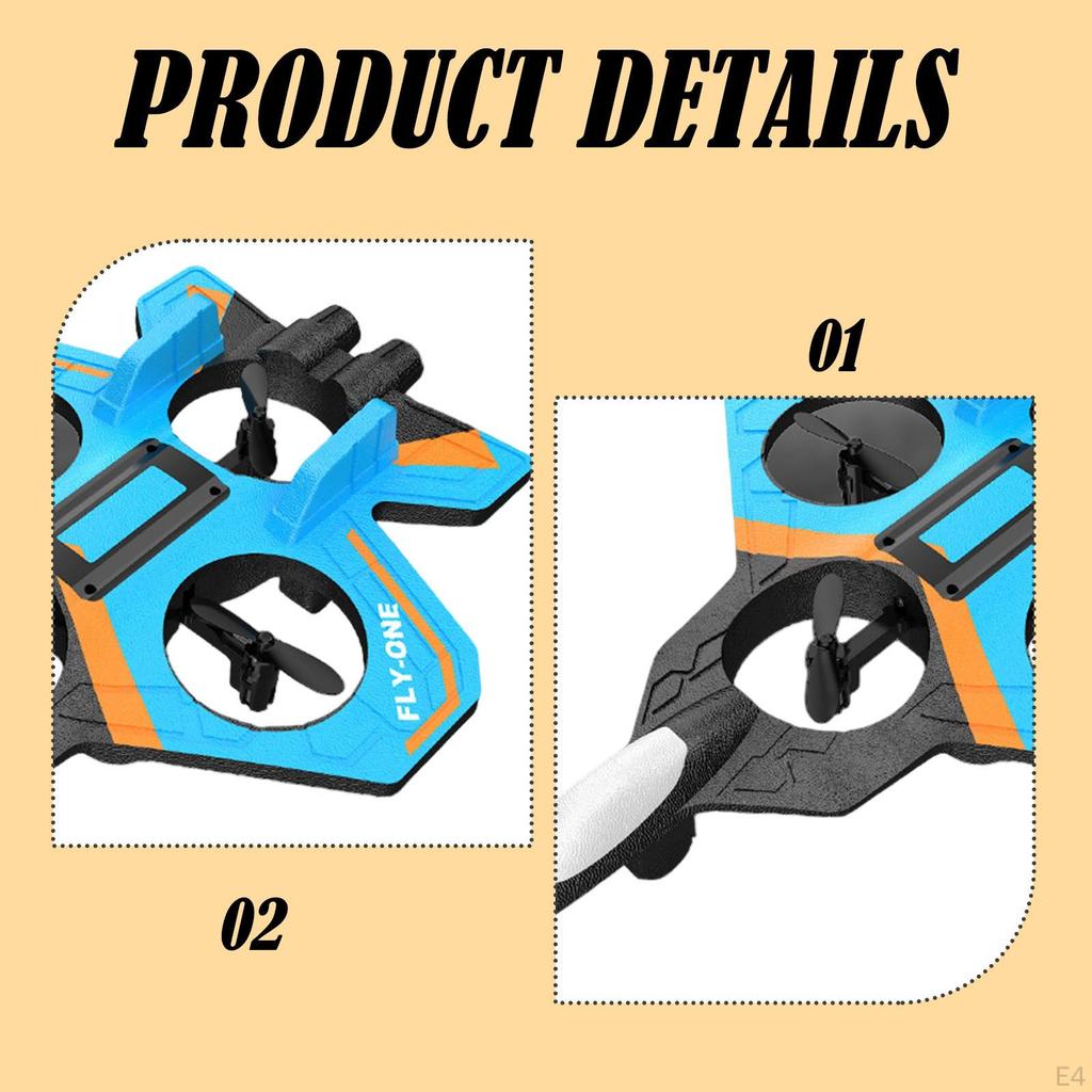 Foam RC Airplane Fighter Toy Aircraft Outdoor Flying Birthday Gift Plane Remote Control