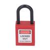 38 мм Замок блокировки/вывески Нейлоновый Инженерный Пылезащищенный Изолированный от Энергии Безопасный Навесной Замок с 2 Ключами