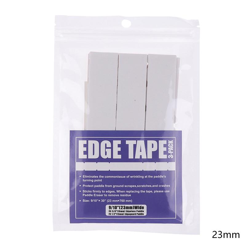 3 шт. Наклейка на кромку ракетки для пиклбола, Лента для защиты кромки головки ракетки, Снижение удара и предотвращение трения, Защитная лента для рамы