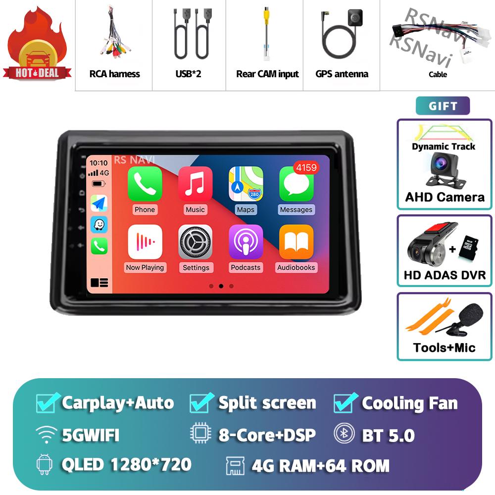 Android 14 Carplay Auto For Toyota Noah 2014 - 2020 Car Radio Player Multimedia stereo Navigation 360 Camera Head Unit AI Voice