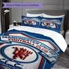 Glory Legacy Three-piece set (1 * duvet cover + 2 * pillowcase, without core) 2D Flat Soft and comfortable Duvet cover and pillowcase Bedding set