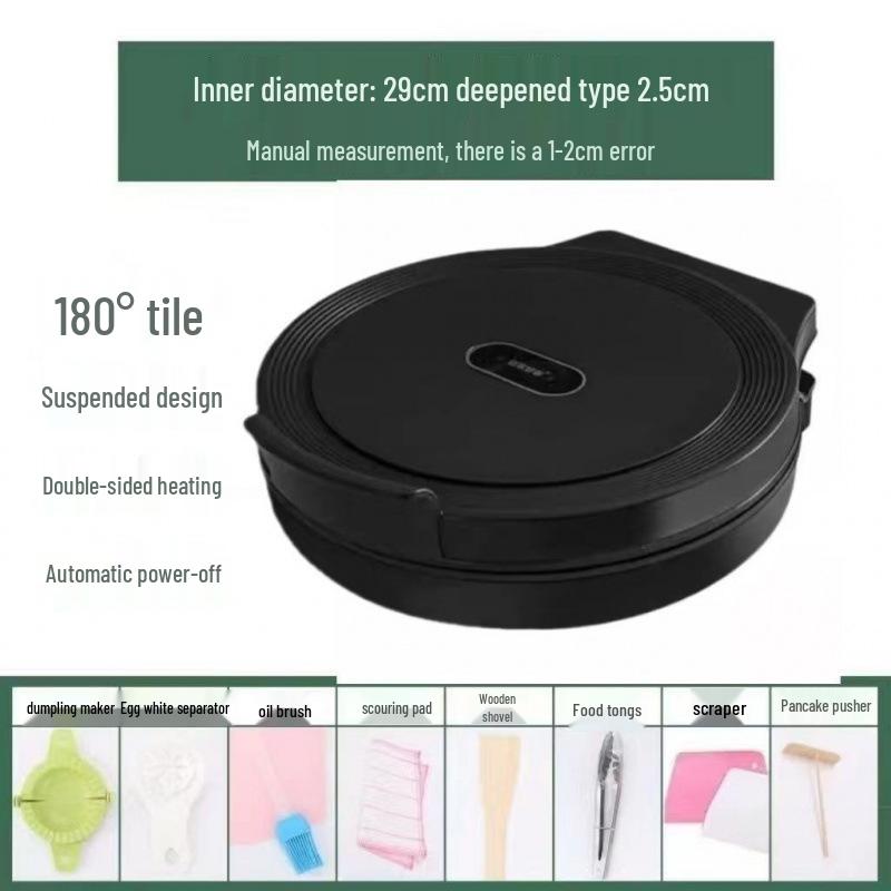 Double-Sided Non-Stick Electric Griddle & Pancake Maker