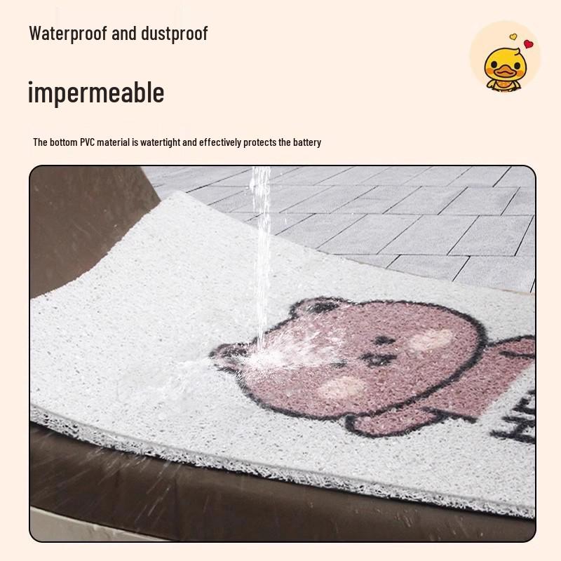 Yadi Guanneng 6-го поколения Q50 Электромобиль Водонепроницаемый Нескользящий Коврик для Ног с Настраиваемым Рисунком