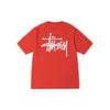 Stussy Классическая базовая футболка с принтом, короткий рукав, унисекс, топ, черный 1904257-1