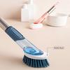 Liquid Dispenser Kitchen Cleaning Brush Removable Sponge Dish Cleaning Brush  Household Tools
