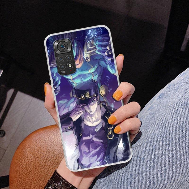 Чехол для телефона JoJo's Bizarre Adventure для Xiaomi Redmi Note 15 14 13 12S 12 11 Pro Plus 14S 11S 11E 10 10S 11T 5G Персонализированный чехол