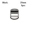 5pcs 3 Colors Slider Adjust Buckles Metal Bag Garment Metal Ladder Lock  DIY Backpack Straps