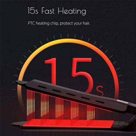 Неповреждающий выпрямитель для волос с 4 утюжками для паровой терапии с регулируемой температурой и турмалиновыми керамическими пластинами Выпрямитель для волос и бигуди