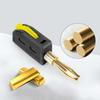 10pcs Efficient 32A 4mm Banana Plug Solderless Quick Connect 4mm Banana Plug 32A High Current for Electrical Tools