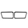 6x Black Air Vent Sticker Carbon Fiber Cover Trim For Subaru WRX Saloon 2015-21