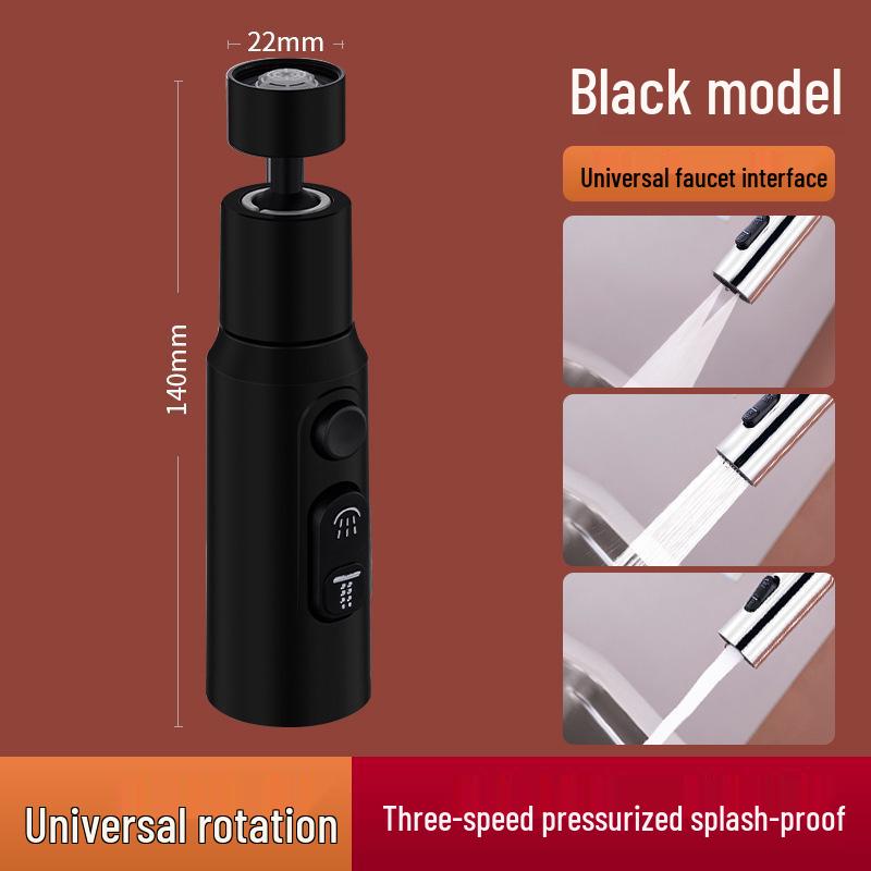 Rotating Anti-Splash Kitchen Sink Faucet Extension Aerator