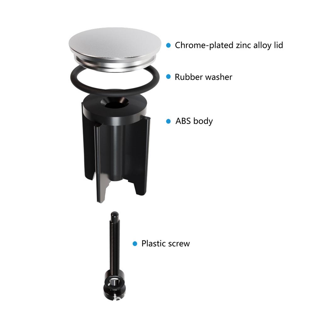 Ванная комната Раковина Ручной подъемный сливной кран Пробка для раковины Замена сливного фильтра Пробка для слива Пробка для ванны Прочный