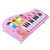 Kids Piano Toy Keyboard Cartoon Multi Function Electronic Instrument for Beginners Pink
