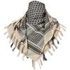 Afghan Stole, Shemagh, Neck Scarf, Face Mask, Airsoft Gear, 100% Cotton (Antique White)