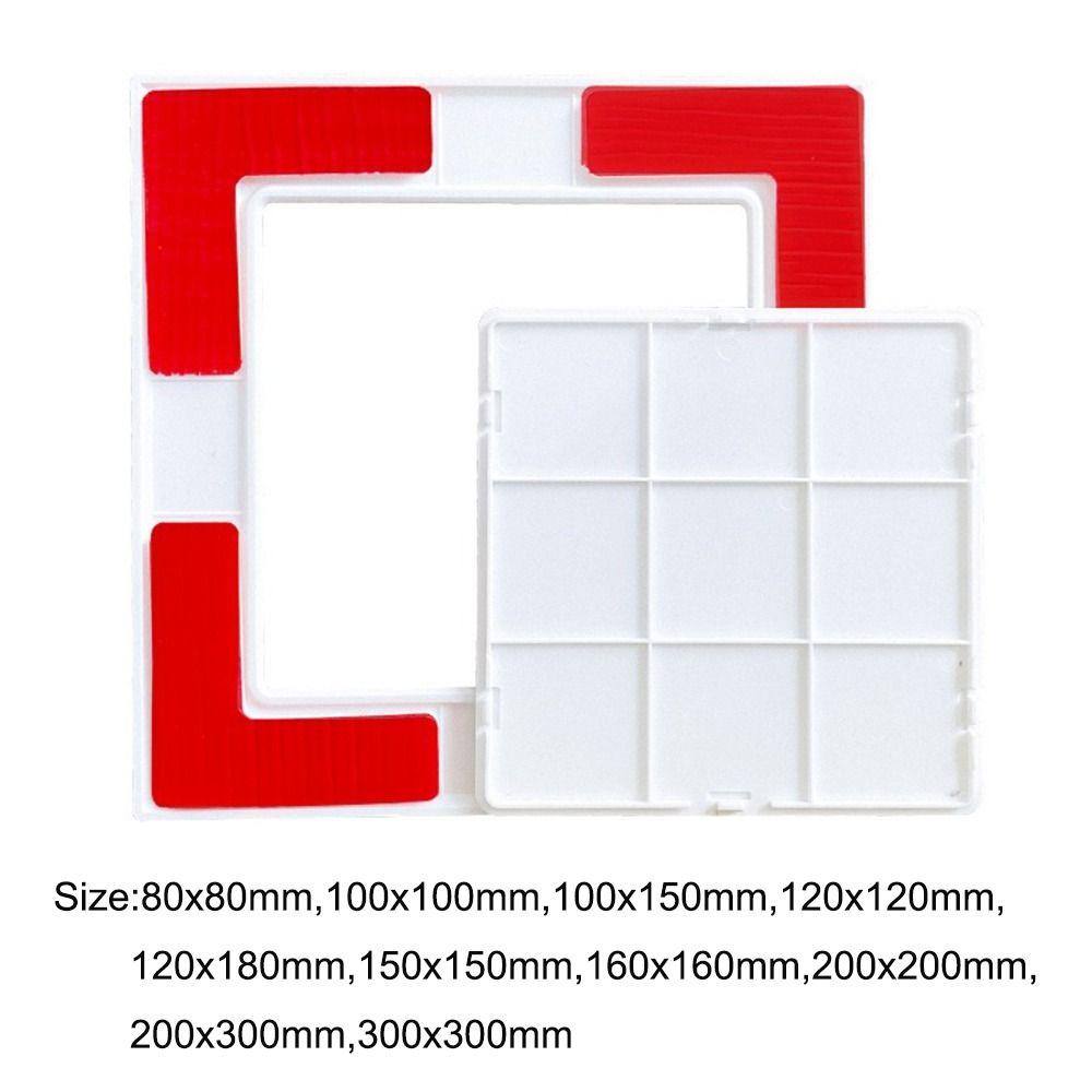 White Opening Flap Cover Plate Plastic Inspection Hole Wall Access Doors  Doors Wall Ceiling