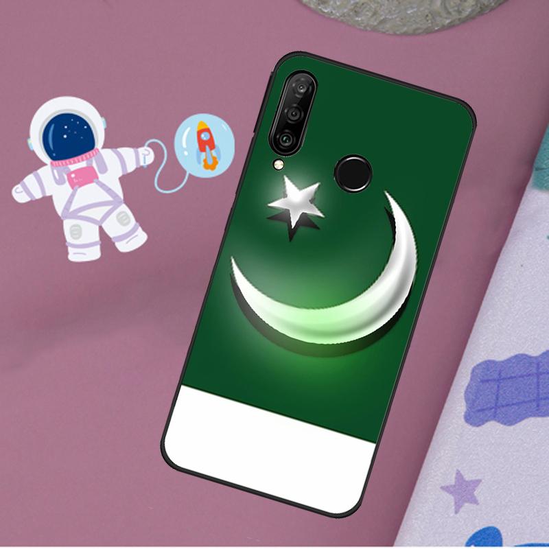 Чехол с флагом Пакистана для Huawei Nova Y72 Y73 Y60 Y70 Y90 Y61 Y91 7i 8i 11i 12i 12s 9 10 SE P20 P30 P40 Lite