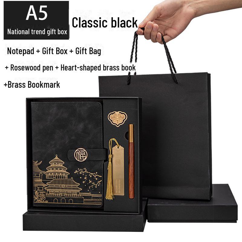 Набор блокнотов National Trend формата А5: Ретро-блокнот для деловых, офисных и творческих встреч - в комплекте подарочная коробка