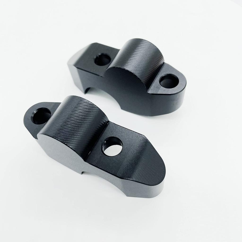 Motokano 390 Duke Handlebar Riser, 1.0 Inch (2.5 Cm) Up, Near 0.7 Inches (1.8 Cm), Back Pain Prevention, Black