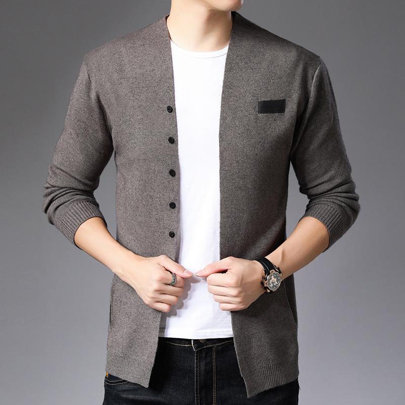 New Style Men's Youth Korean Knitted Cardigan - Lightweight Spring Sweater