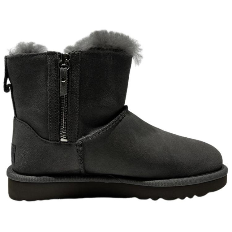 UGG Короткие женские зимние ботинки, угольно-серые 1118853-CHRC