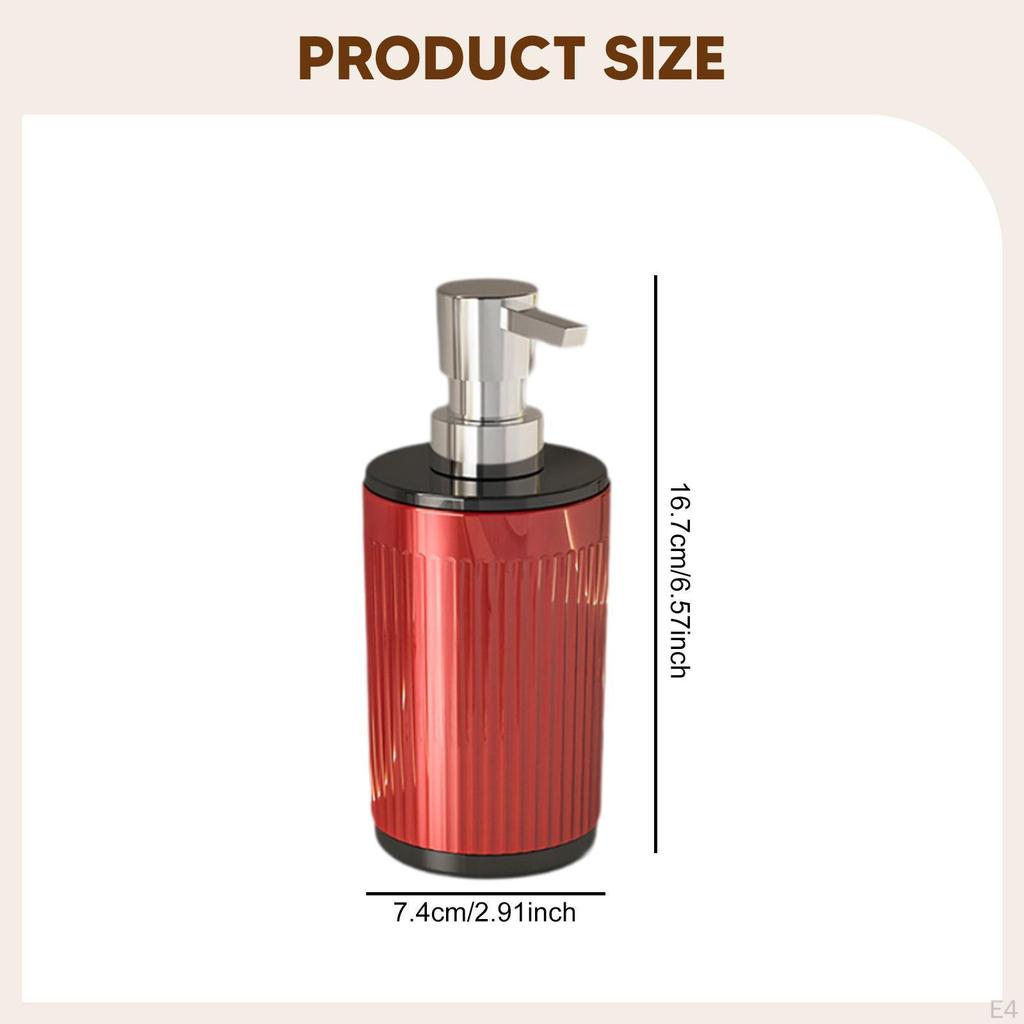 Fall Liquid Hand Soap Dispenser Container 325 Ml Trendy Practical Lotion Bottle for