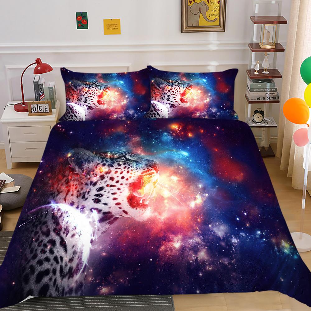Home Bedding Set 3D Digital Printing Full-size King Bed Double Bed Adult Children Bedroom Quilt Cover and Pillowcase Bedding