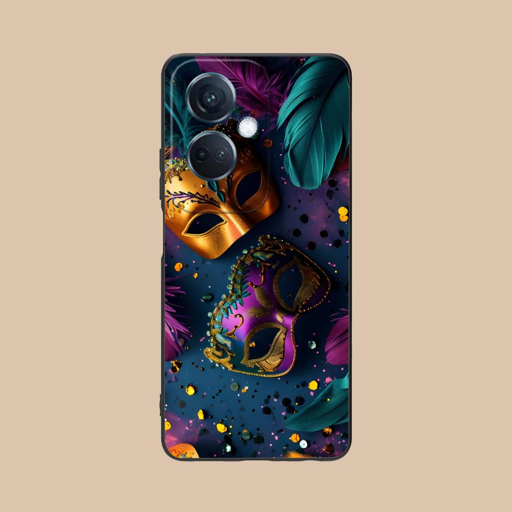 Карнавал Масленицы Чехол для телефона для OPPO Reno 14 13 12 11 10 9 8 7 6 5 F T Pro 5G Мягкий ТПУ Ударопрочный Чехол