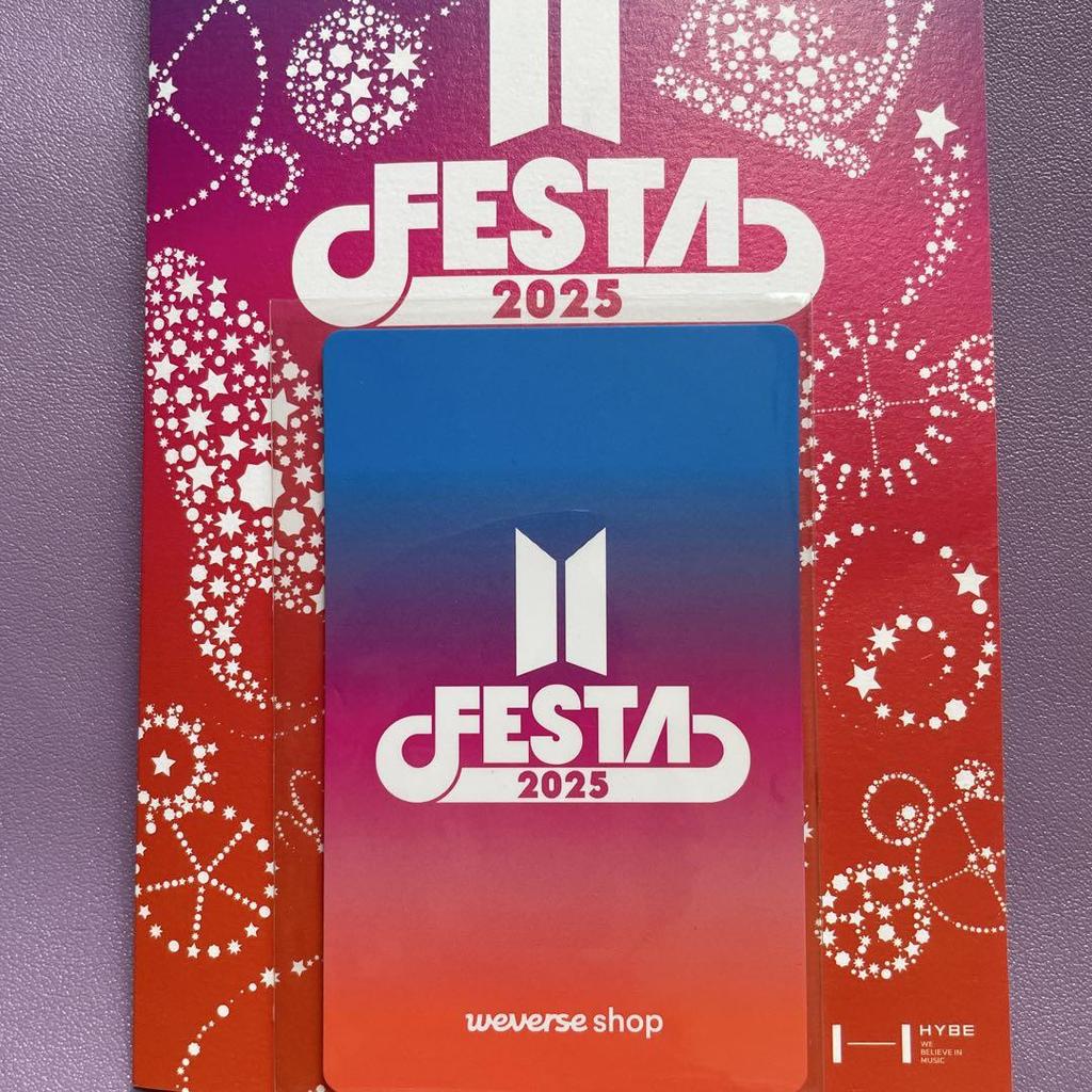 [USED] BTS FESTA 2025 CAPSULE ALBUM Trading Card Jungkook