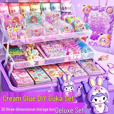 Детский набор для творчества DIY с кремовым клеем Гука