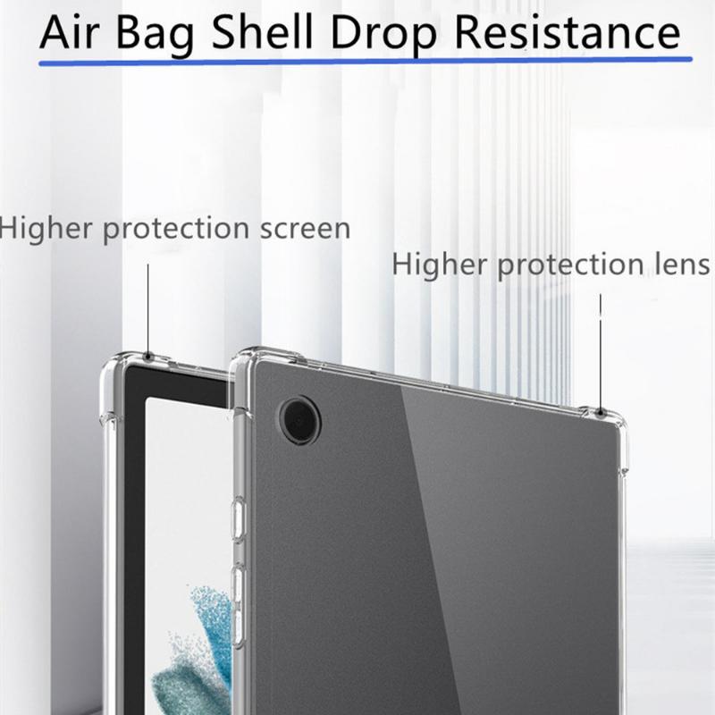 Прозрачный чехол для Samsung Galaxy Tab A8 10,5 дюймов SM-X200 X205 2022 2021, прозрачный чехол из ТПУ, ультратонкий защитный чехол
