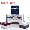 Watch Box Jewelry Wrist Watches Holder Display Storage Box Organizer Case Gift