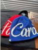 New letter double-sided American street trend headgear winter double-layer warm and cold hat