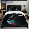 Rainbow Karambit Knife Unique Versatile Threepiece Set 1 Duvet Cover 2 Pillowcase Without Core Soft And Comfortable Bedding Set