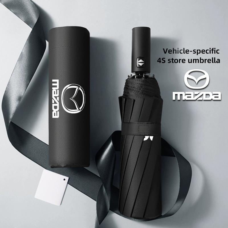 Автомобильный складной зонт от дождя и солнца для Mazda 3 6 2 5 CX5 CX3 Atenza MX5 CX7 Axela CX30 CX90 CX60 CX50 MX30 CX9 RX8 CX8
