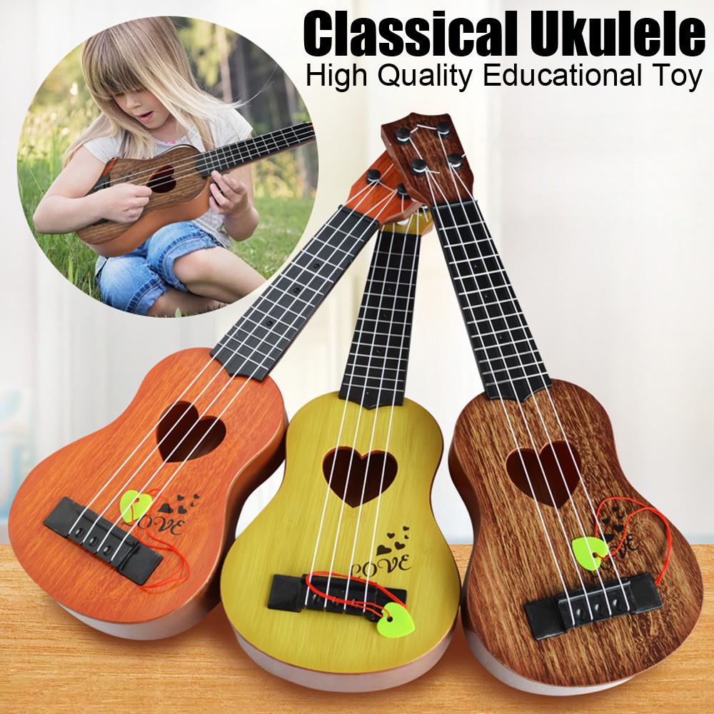 Beginner Classical Ukulele Guitar Educational Musical Instrument Toy for Kids