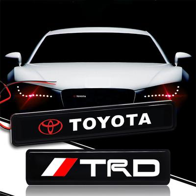 Светодиодная подсветка приветствия на двери автомобиля, проектор логотипа автомобиля, эмблема автомобиля для Camry Highlander Land Cruiser Prado Avalon Reiz Rav4