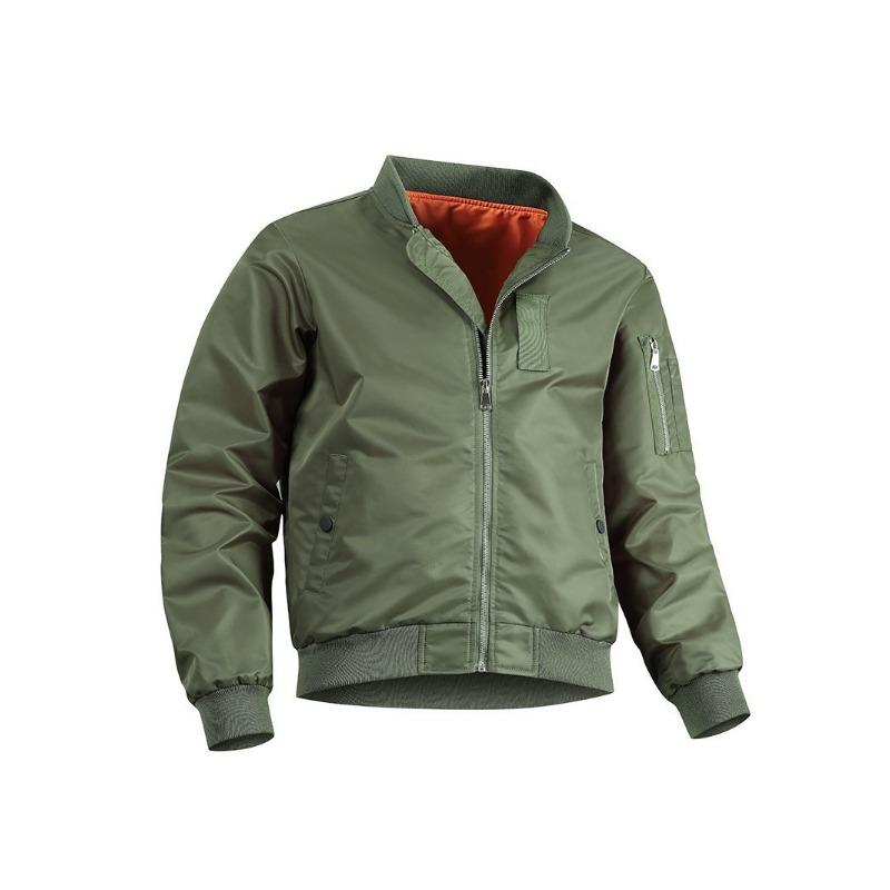 Весенняя новая куртка пилота Air Force MA1, американская бейсбольная куртка с воротником, модная и универсальная повседневная мужская куртка