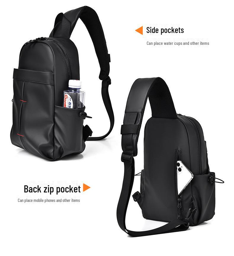 Модная легкая сумка унисекс на грудь и плечо - водонепроницаемая, высококачественный повседневный дизайн для путешествий