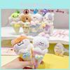 Adorable Animal Ice Cream Plush Keychain Pendant Cute Cartoon Keychain Accessory Gift
